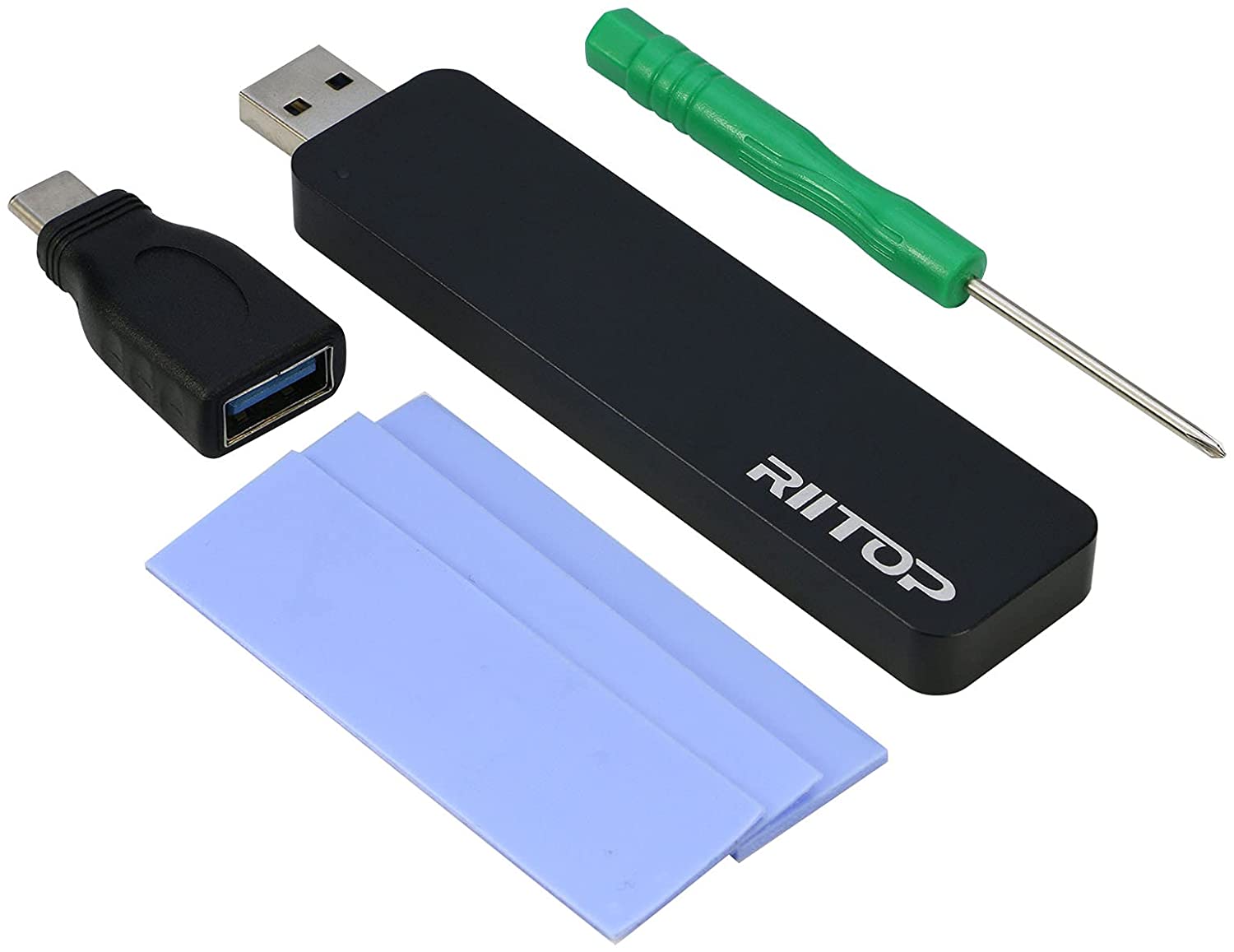 Adaptateur M.2 vers USB, Lecteur de Carte RIITOP M2 Liban