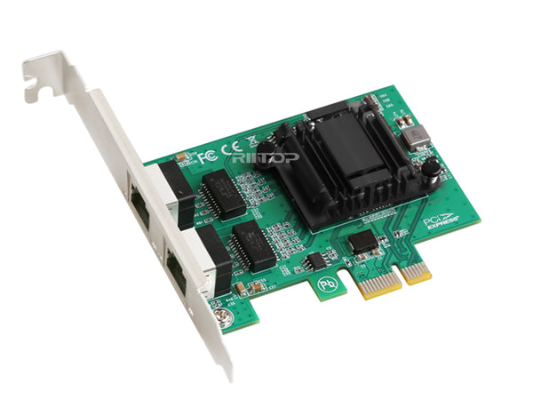 Dual Port PCI-e Gigabit Ethernet Card 1000M Network Adapter
