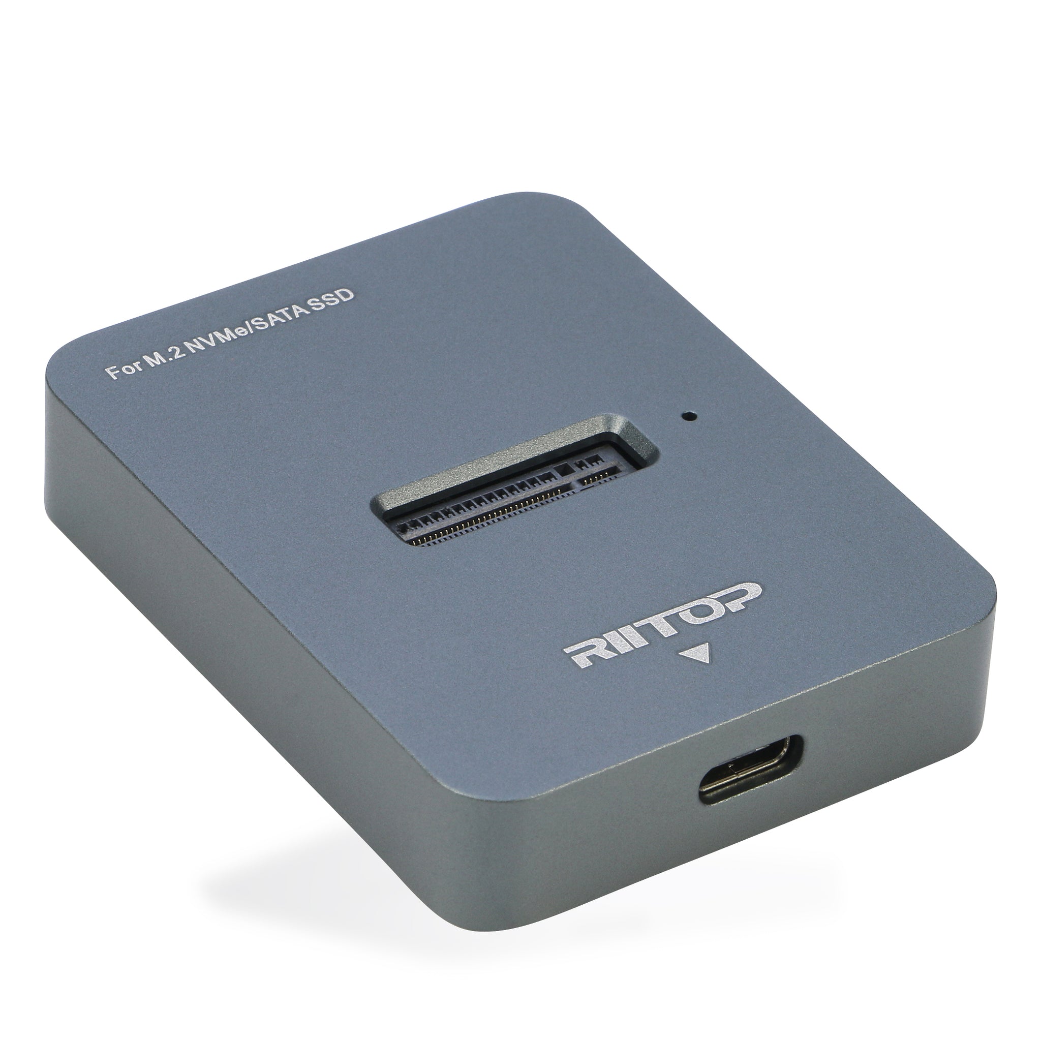 Tool-Free USB Type-C Dual Docking Station for PCIe NVMe M.2 SSDs